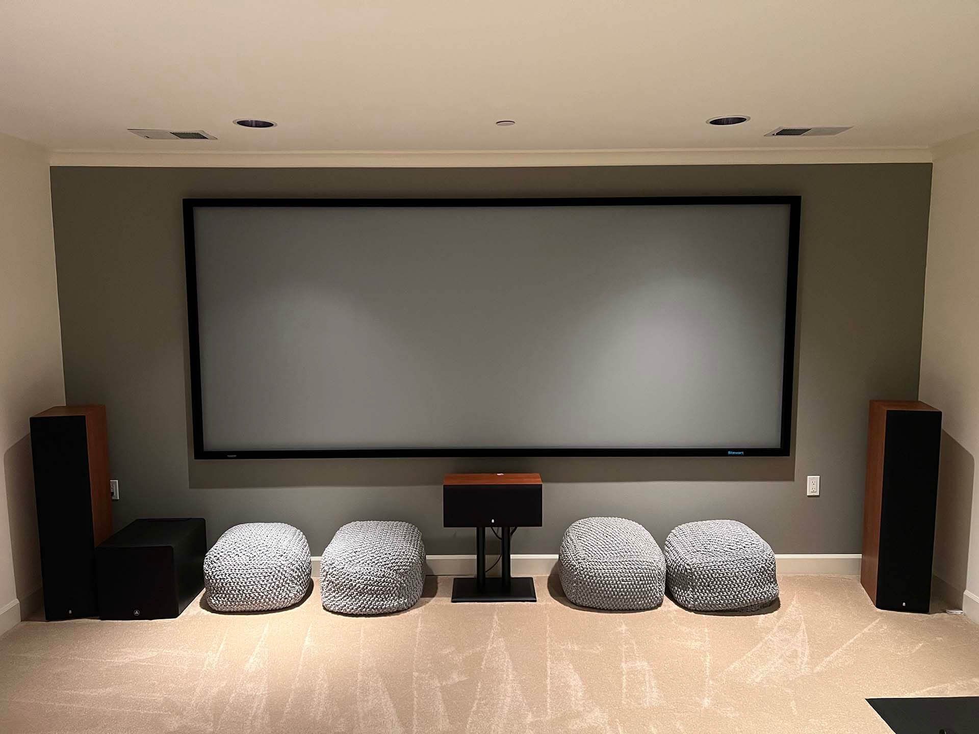 Big Home Theater Screen